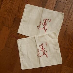 CHRISTIAN louboutin set of 2 dust bags